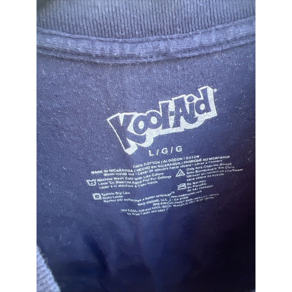 Kool-aid OH YEAH! Big Logo Tee Shirt Retro Jammers Mens Large - Picture 3 of 3